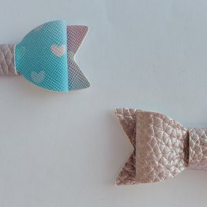 Heart and Lavendar Bow Set